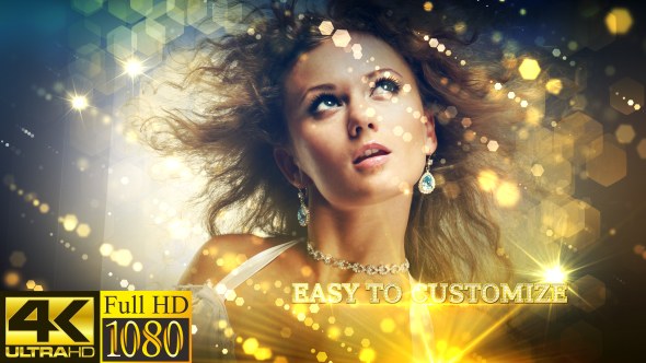 Videohive Fashion Glitters Promo Openers template preview