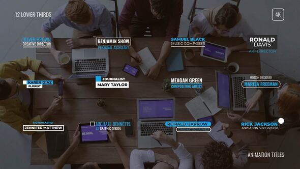 Videohive Lower Thirds 58406404 Titles template preview