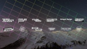 Videohive Simple Minimal Titles + Glitch | After Effects Titles template preview
