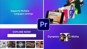 Dynamic Typography Explainer Promo Premiere Pro Premiere Pro template preview