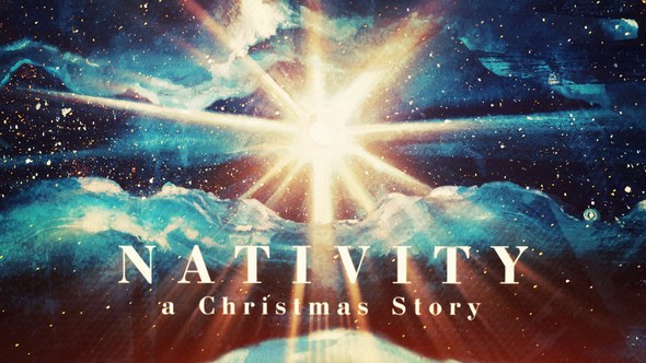 Christmas Nativity Story Video Displays template preview