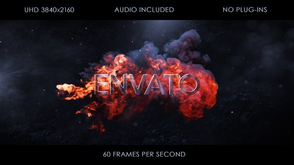 Videohive Fire Logo Intro 23733392 Openers template preview
