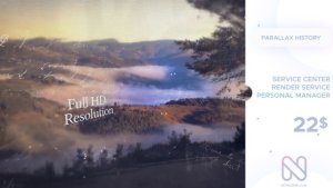 Videohive Parallax History Video Displays template preview
