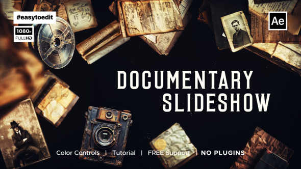 Videohive Documentary Slideshow 51141481 Video Displays template preview