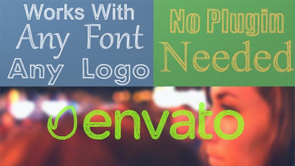 Videohive Hand Drawing Logo Toolkit Pro Openers template preview