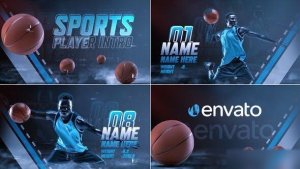 Videohive Basketball Player Intro Openers template preview