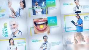 Videohive Medicals - Medicine Healthcare Slideshow Video Displays template preview