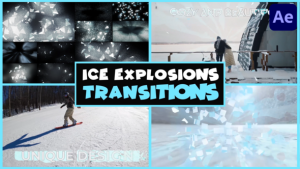 Videohive Ice Explosions Transitions | After Effects 48932960 Elements template preview