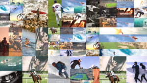 The Slideshow Video Displays template preview
