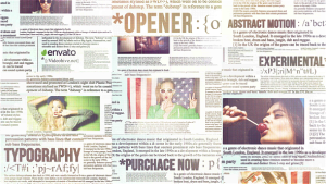Videohive Newspaper Titles, Urban Typography Slideshow Openers template preview