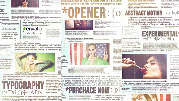 Videohive Newspaper Titles, Urban Typography Slideshow Openers template preview