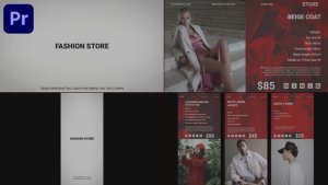 Fashion Store for Premiere Pro Premiere Pro template preview