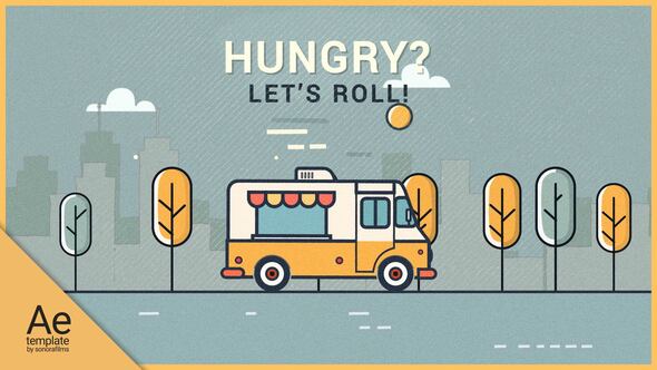 Videohive Food Truck Promo Product Promo template preview