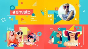 Trendy Opener Video Displays template preview