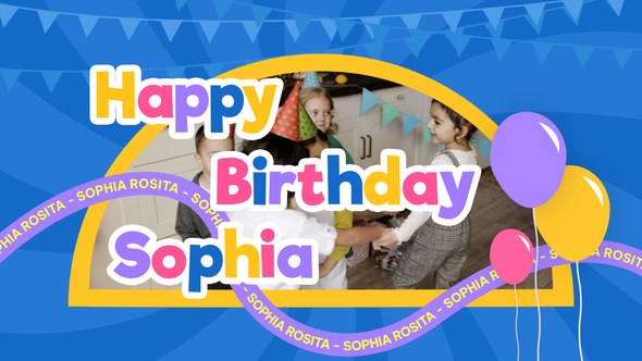 Videohive Happy Birthday Video Display After Effect Template Product Promo template preview