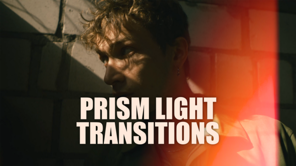 Videohive Prism Light Transitions Elements template preview