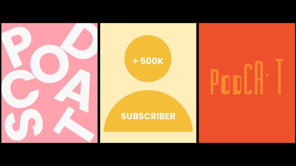 Videohive Podcast Reel Openers template preview
