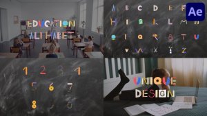 Videohive Education Art Alphabet | After Effects Elements template preview