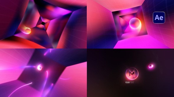 Videohive Gradient Tunnel Logo Logo Stings template preview