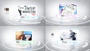 Videohive Corporate Circles Presentation Video Displays template preview