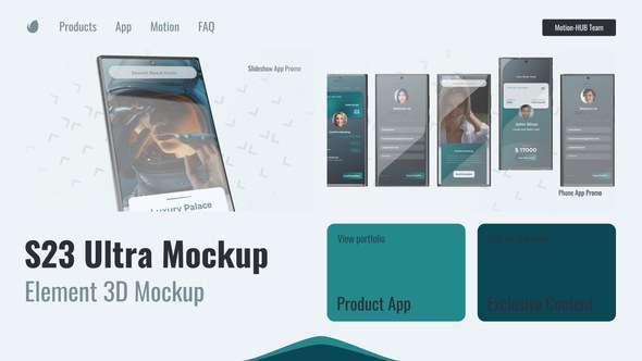 Videohive Dynamic App Promo - Demo Video Mockup Super Kit Product Promo template preview
