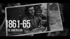 History Timeline Slideshow Pictures from the Past Premiere Pro template preview