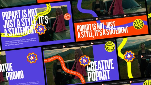 Videohive Pop Art Promo After Effect Template Openers template preview
