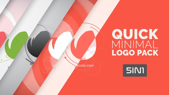Quick Minimal Logo Pack Video Displays template preview