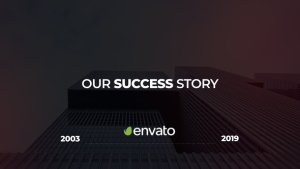 Videohive Minimal Corporate Timeline Video Displays template preview
