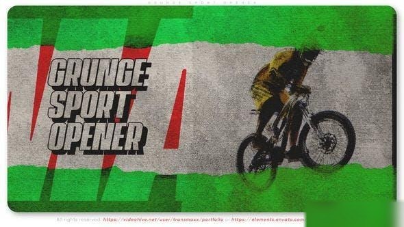 Videohive Grunge Sport Opener 47864979 Openers template preview