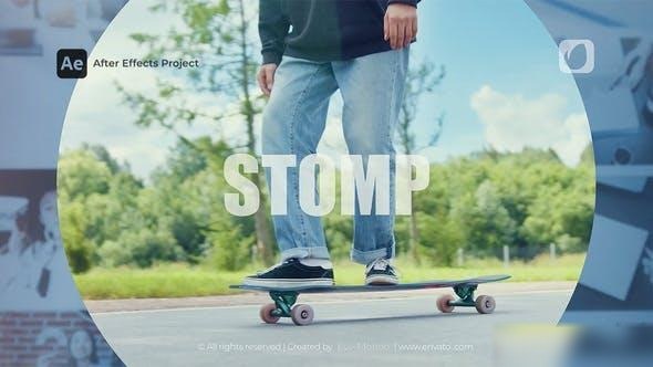 Videohive Stomp Typography Opener 44368778 Openers template preview