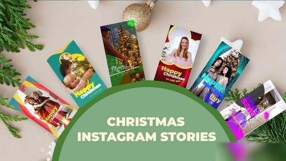 Videohive Christmas Instagram Stories 42207324 Openers template preview