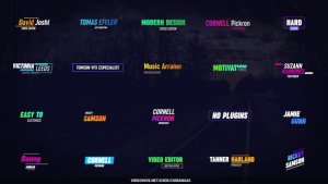Videohive Colorful Glitch Titles Titles template preview