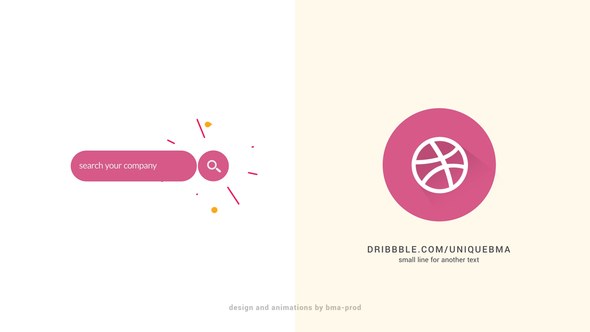 Videohive Search Logo Reveals Logo Stings template preview