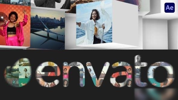 Videohive Mosaic Cubics Logo Reveal for After Effects Logo Stings template preview