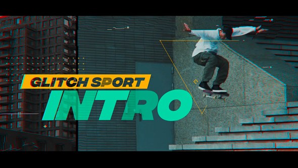 Videohive Glitch Sport Intro Openers template preview