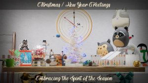 Videohive Christmas - New Year Greetings - Embracing the Spirit of the Season Openers template preview