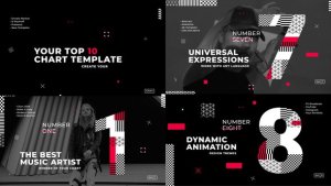 Chart Scenes Video Displays template preview