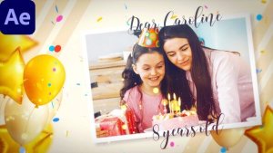 Videohive Happy Birthday 36116256 Video Displays template preview