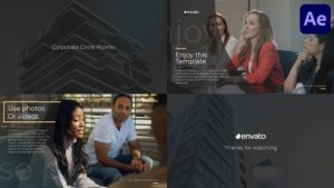 Videohive Corporate Circle Promo for After Effects Openers template preview