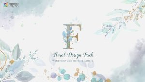 Videohive Floral Watercolor Design Pack Elements template preview