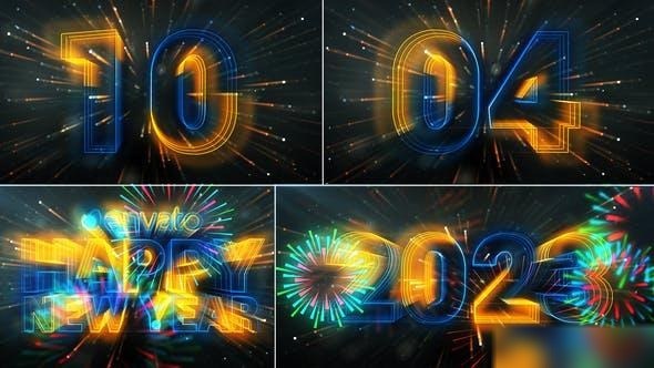 Videohive Happy New Year 2023 Countdown 35021214 Openers template preview