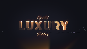 Videohive Golden Premium Titles Titles template preview