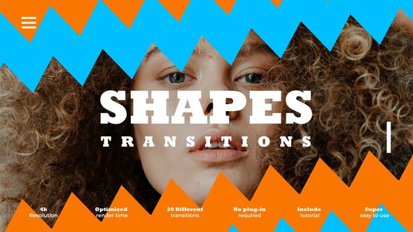 Videohive Shapes Transitions 51813484 Elements template preview