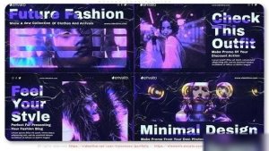 Videohive Modern Dark Fashion Openers template preview