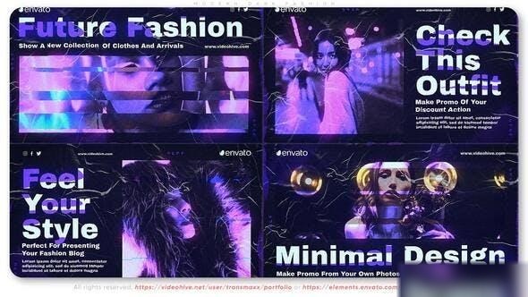 Videohive Modern Dark Fashion Openers template preview