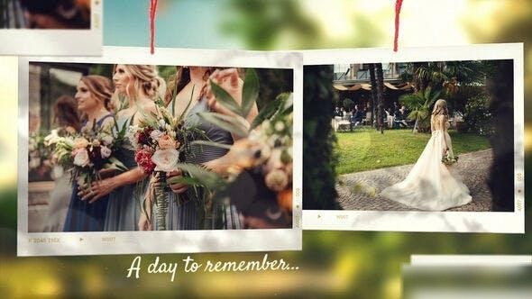 Videohive Wedding Photo Slideshow 52270539 Openers template preview