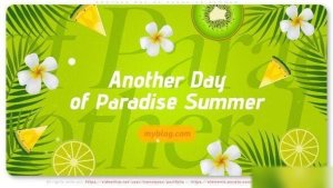 Videohive Another Day of Paradise Summer Openers template preview
