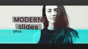 Videohive Modern Glitch Slide Openers template preview