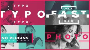 Videohive Opener Typo Openers template preview